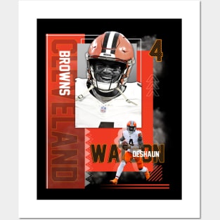 Cleveland Browns Deshaun Watson 4 Posters and Art